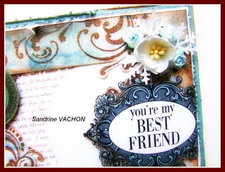 carte embossée V1 YOU'RE MY BEST FRIEND 3