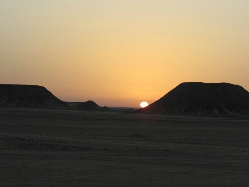 44 lever de soleil sur le désert