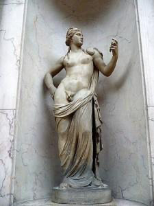 A4: Hermaphrodite au miroir, musée du Louvre