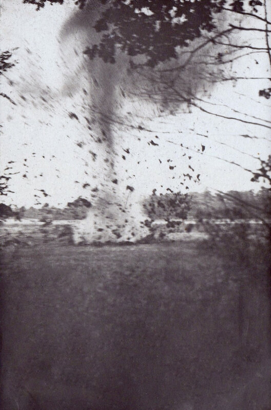 explosion grenade, 1917, Pancy-Courtecon