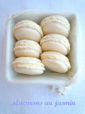 macaron au jasmin