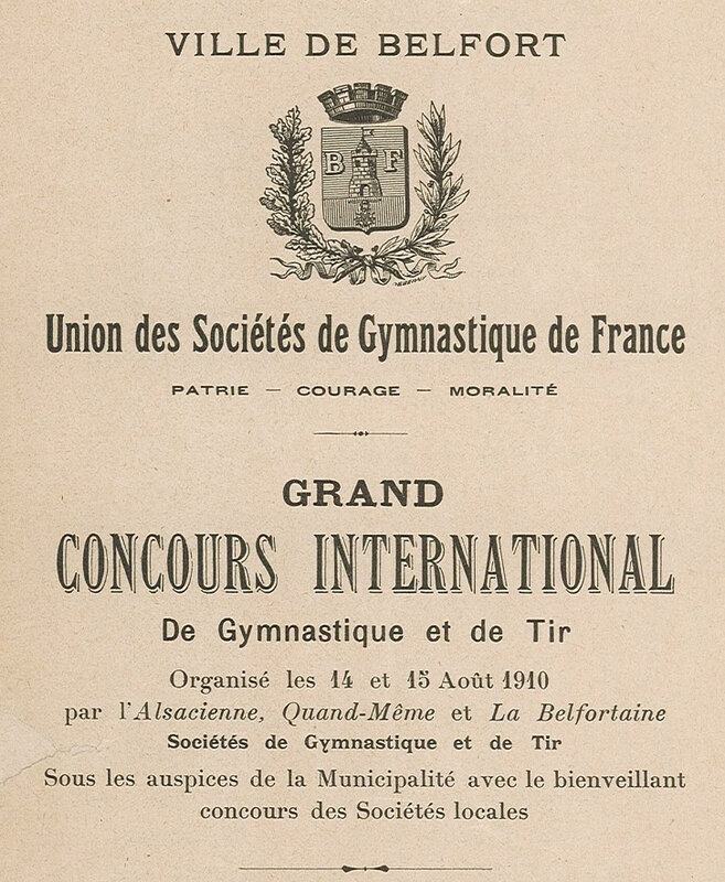 Rapport Concours gymnastique 1910 P03 R1