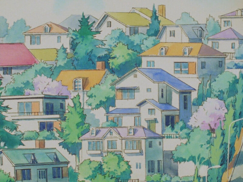 Canalblog Japon Anime Kimagure Orange Road Décors Ville Episode01 04