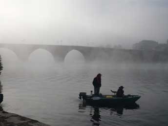 Le petit matin sur la dordogne