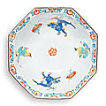 A Meissen Kakiemon octagonal bowl, <b>circa</b> <b>1725</b>-30