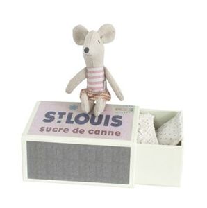 mouse littlesister in box maileg