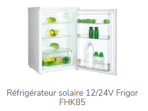 réfrigérateur solaire 12 24V Frigor FHK85