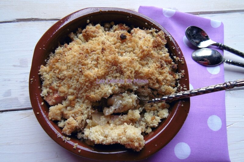 Crumble aux pommes, noix et érable 4