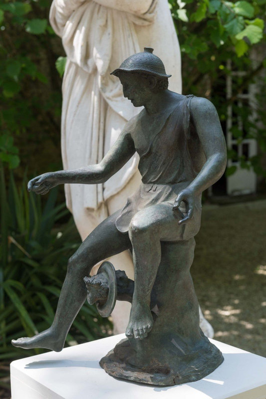 Michele Amodio, Pécheur Napolitain Bronze d'aprés l'antique, Souvenir du Gd