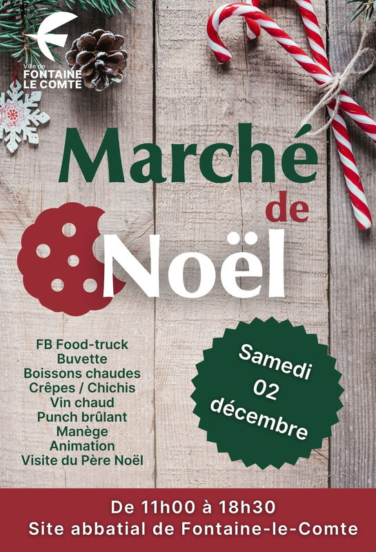 Affiche Marché de Noël 2023