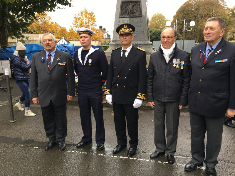 commémoration_Centenaire_Armistice_Avranches_2018_Gilles Traimont_Alexis Lechartier_Jean-Pierre Bernier_récipiendaires