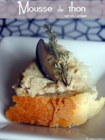 Mousse de thon extra (mousse di tonno) recettes MOUSSE AU THON