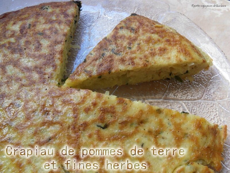 crapiau de pommes de terre et fines herbes