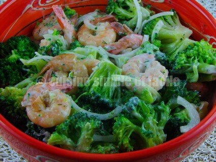 salade brocoli crevettes 05