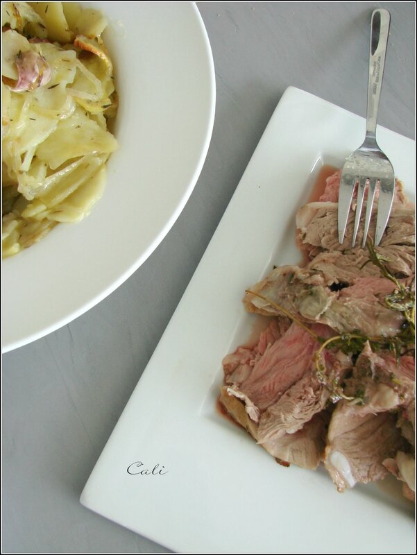 Gigot d'Agneau & PDT Confites 004