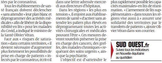 2020 10 30 SO Le plan blanc déclenché dans les établissements de santé3