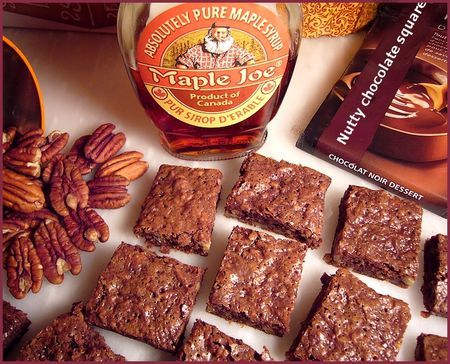 Nutty chocolate squarre