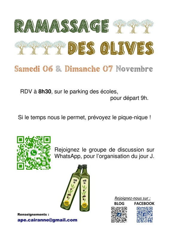 Ramassage Olives