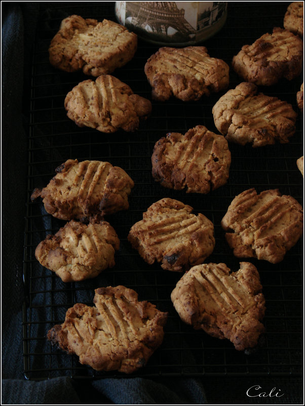 Cookies à la Pâte de Cacahuètes & Chocolat Blanc 003