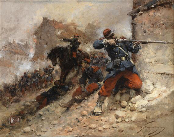 Beauquesne, Le siège de Paris (s.d.)