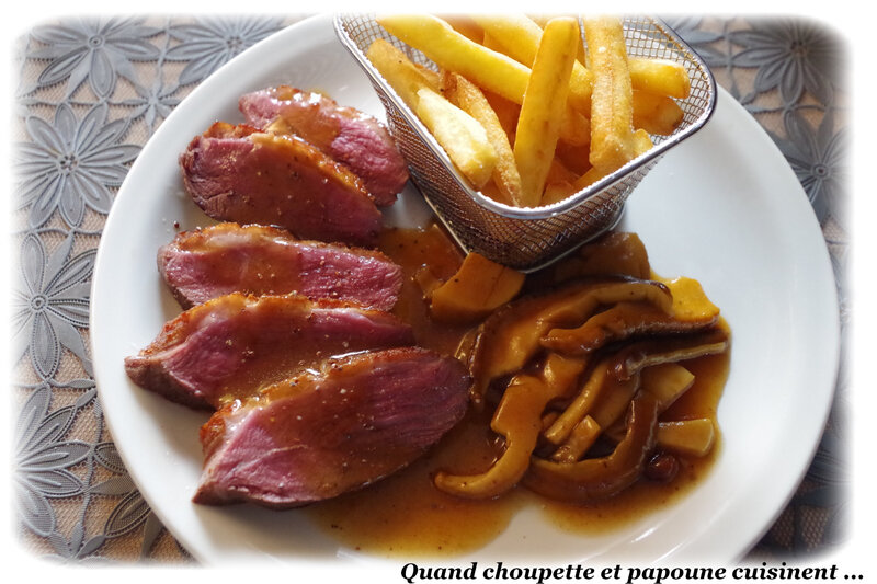 magret de canard aux cèpes de nos forêts-1038