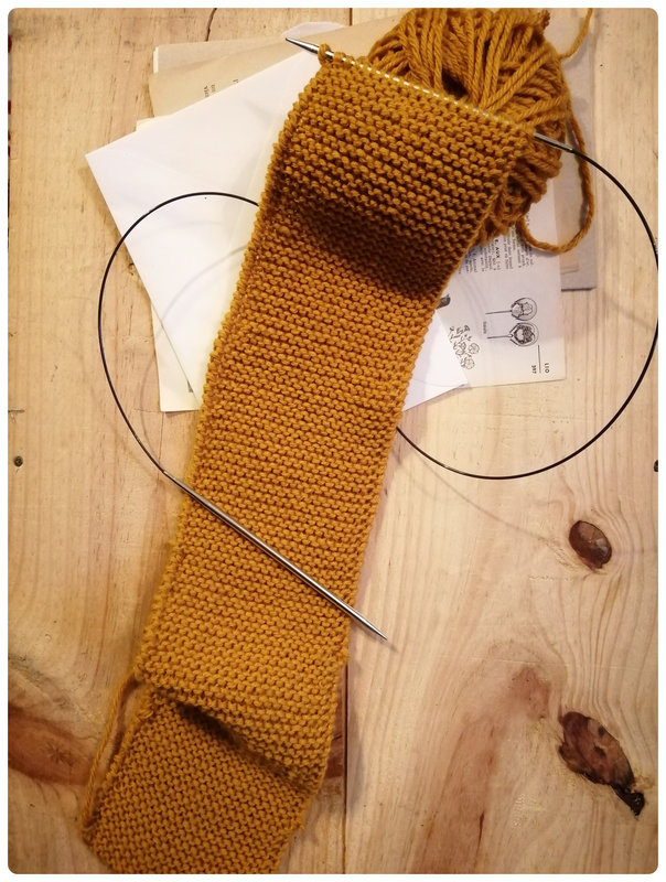 Bandeau facile au tricot Cam&Drey bricolent