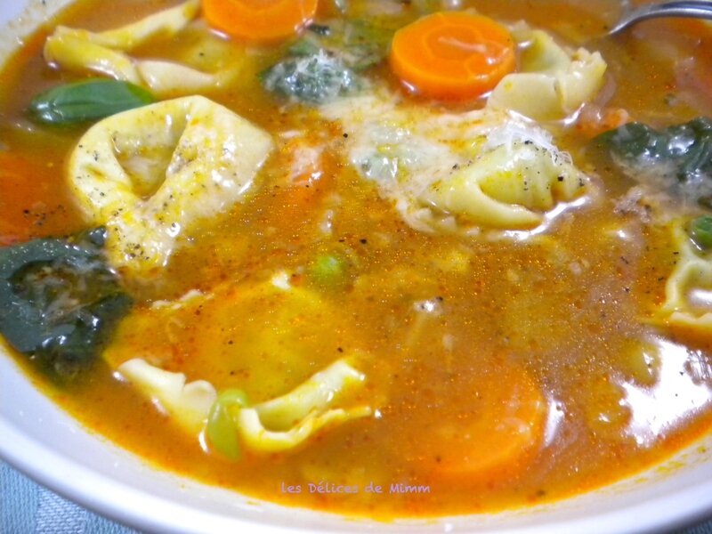 Bouillon aux tortellini à l’italienne 5