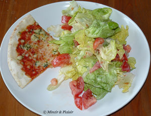 Pizza___salade