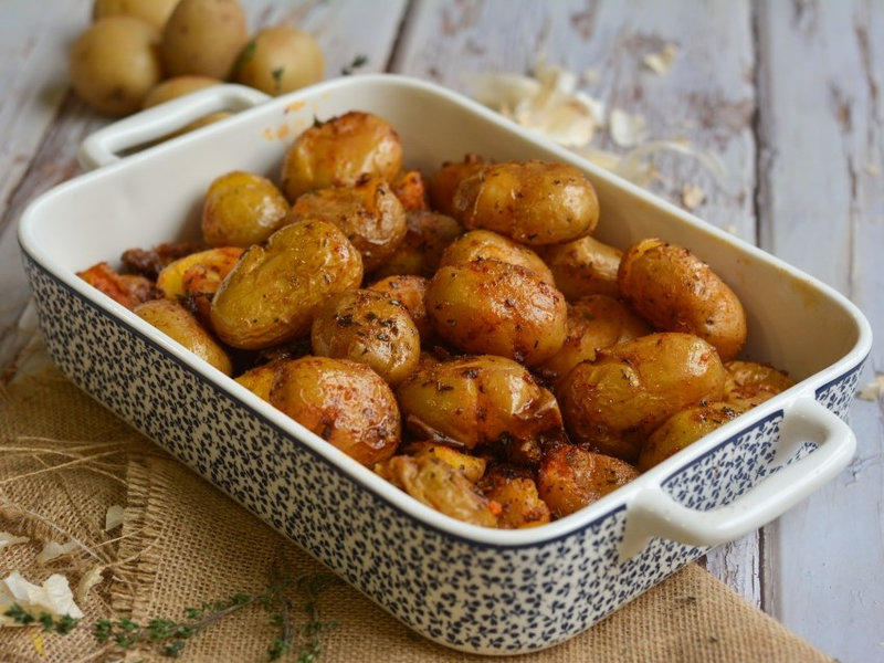 pommes de terre au four avec paprika