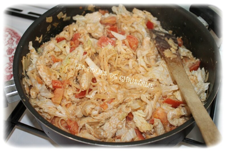 Poêlée dinde au curry rouge 4