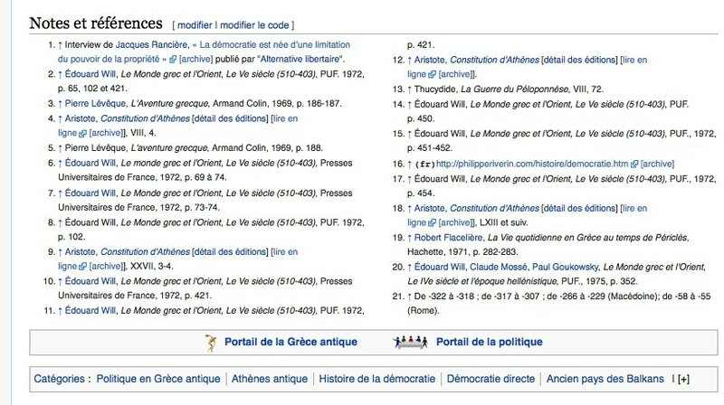 notes et références art Wiki