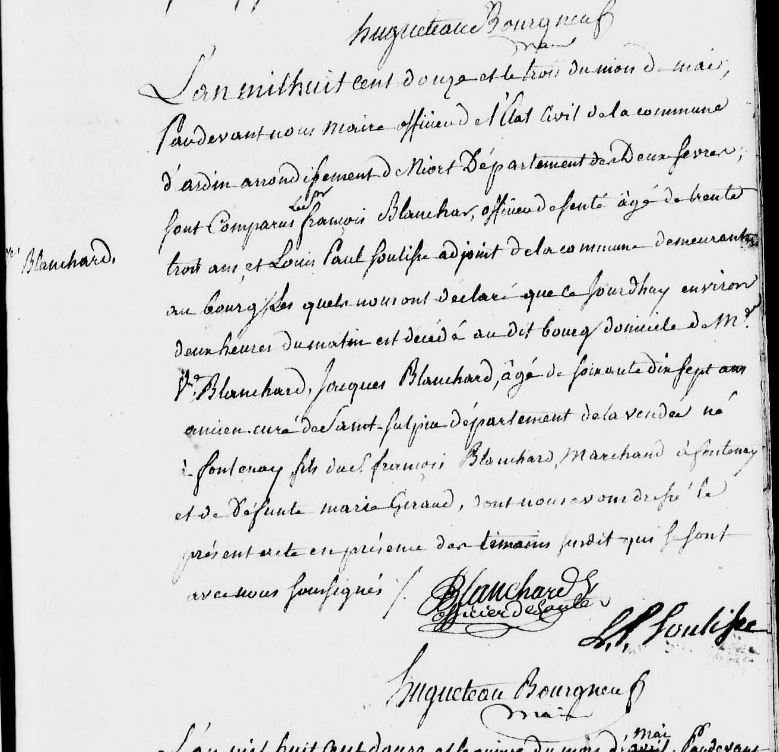 décès 1812