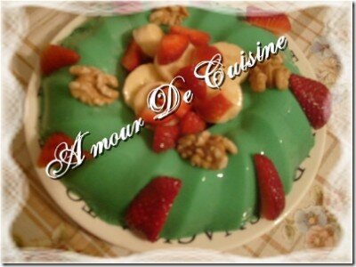 Flan d’Avocat au sirop de menthe a l’Agar Agar recettes dessert Lunettes