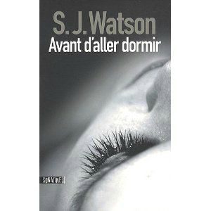 Avant d'aller dormir SJ Watson Lectures de Liliba