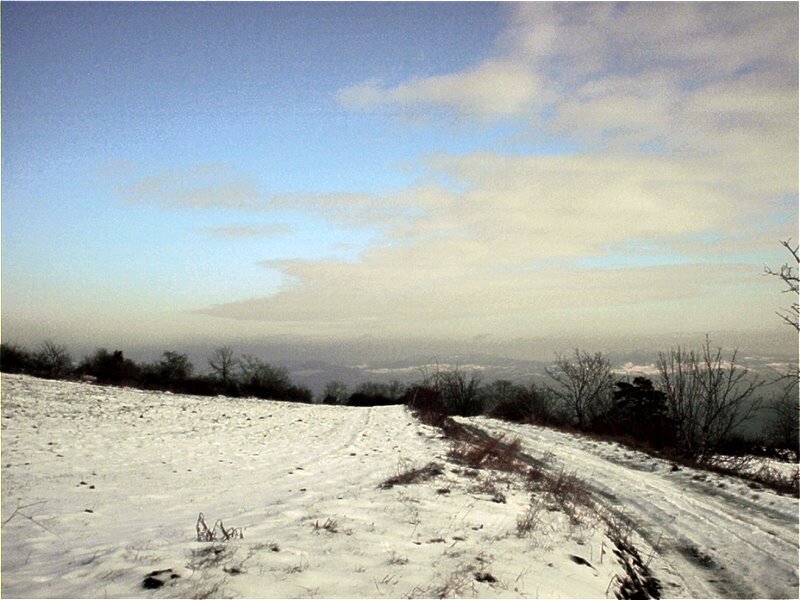 neige au puy de Saint-Sandoux