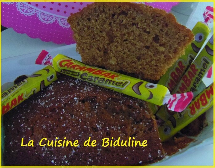 Cake aux Carambars - La Cuisine de Biduline