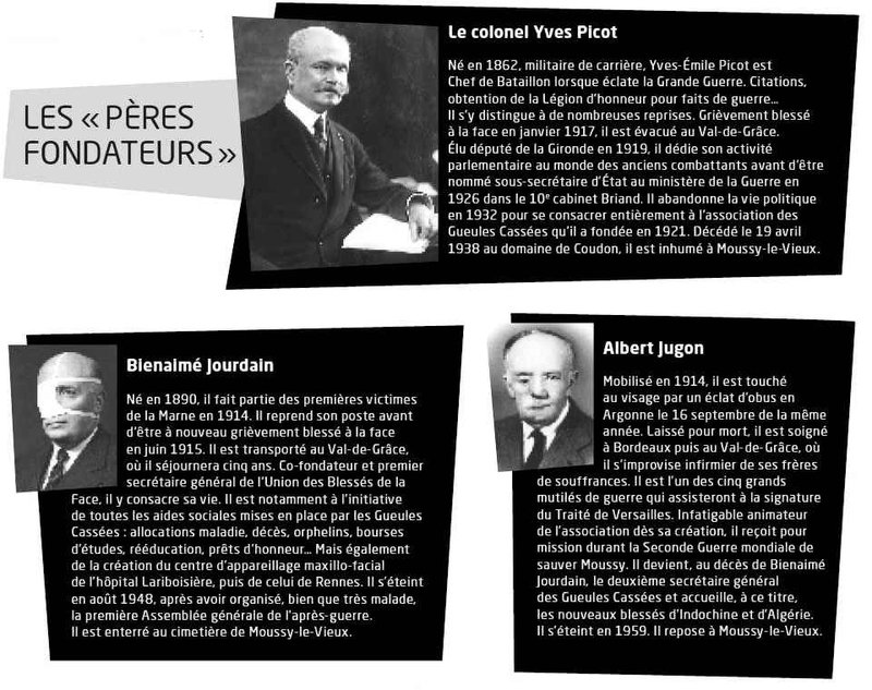 Gueules cassées pères fondateurs