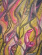 «Sans titre» pastel à l'huile, 2006, 11 x 14 po.
