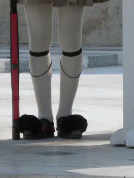 evzone en pied