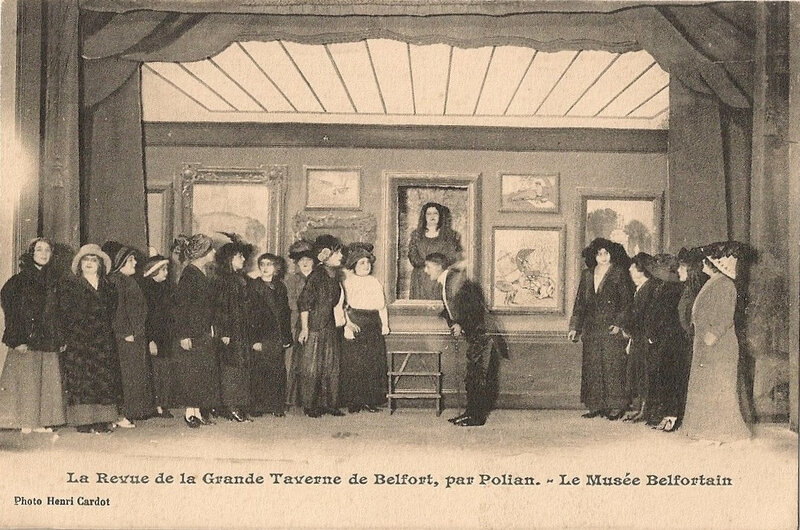 Belfort CPA Fbg France n°35 Grande Taverne Spectacle Musée