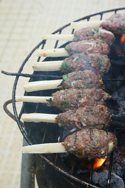 Grillade d'agneau à la canne sucre 1