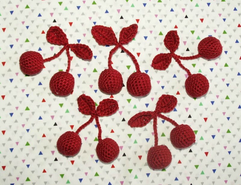 cerises crochet