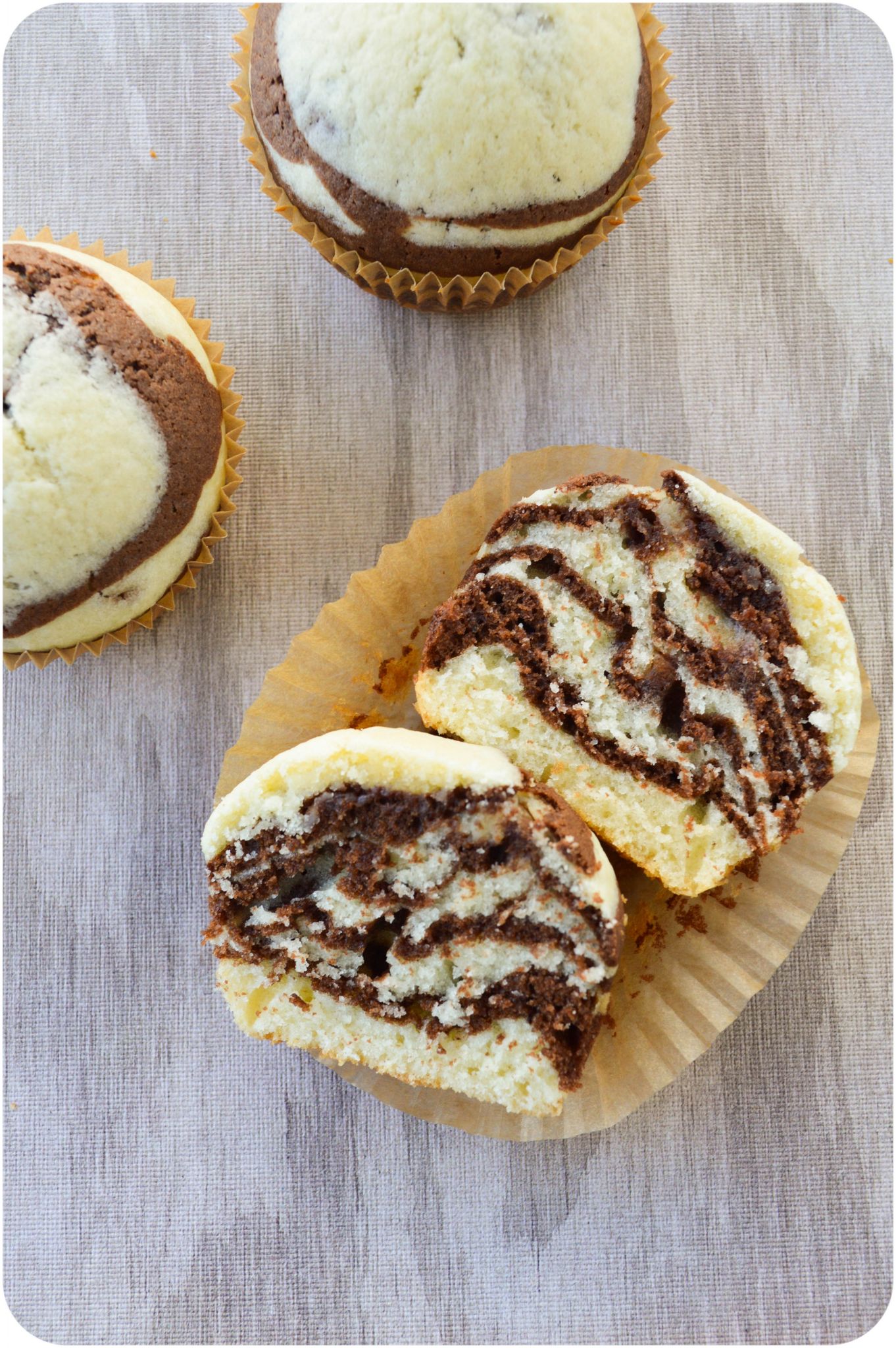 ..Zebra muffins.. - Bien fait pour ta pomme