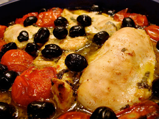 poulet_olives_tomates_cerise
