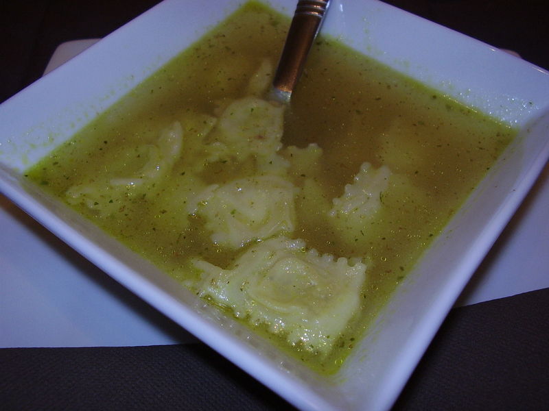 Ravioles du Dauphiné au bouillon de poule. recettes Quiche aux ravioles de Cléa