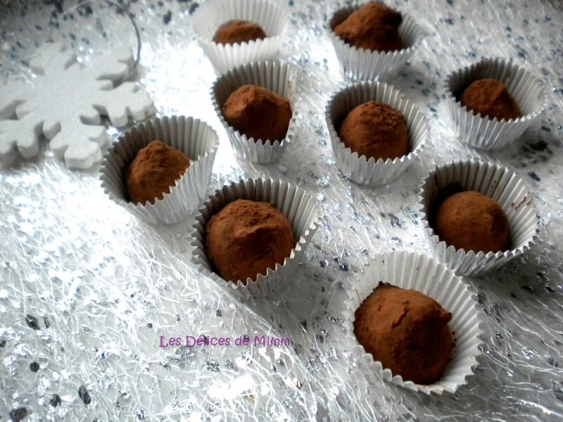 Truffes au chocolat de Noël, version express 5