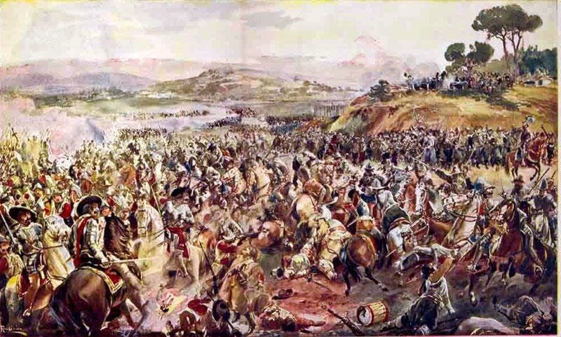 Bataille de Villaviciosa le 17 juin 1665