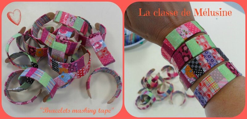 bracelets masking tape
