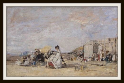 EugeneBoudin_Dame_en_blanc_