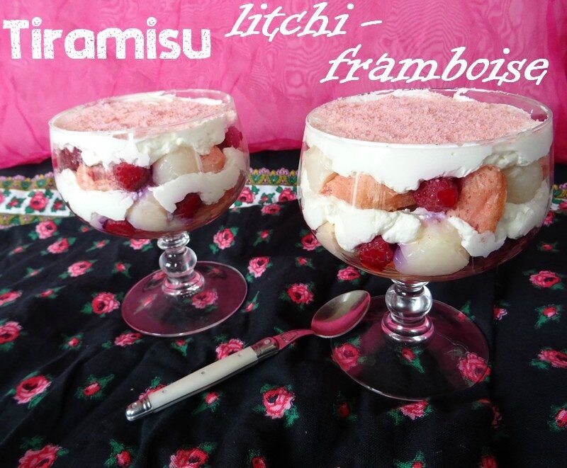 Tiramisu-litchi-framboise